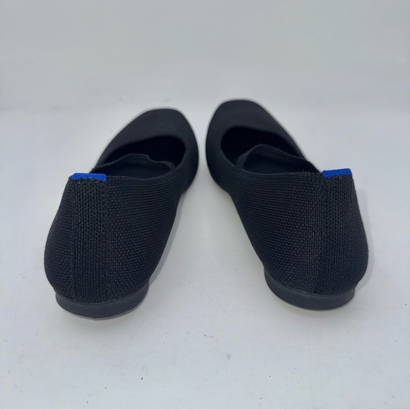 Rothy’s - women’s The Max square Mary Jane flat black knit slip on shoes Size 7 - Picture 6 of 9